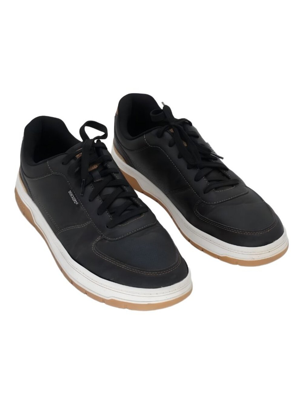 Dockers Frederick Lace-Up Sneaker Black/British Tan Sz US 13M EU 47